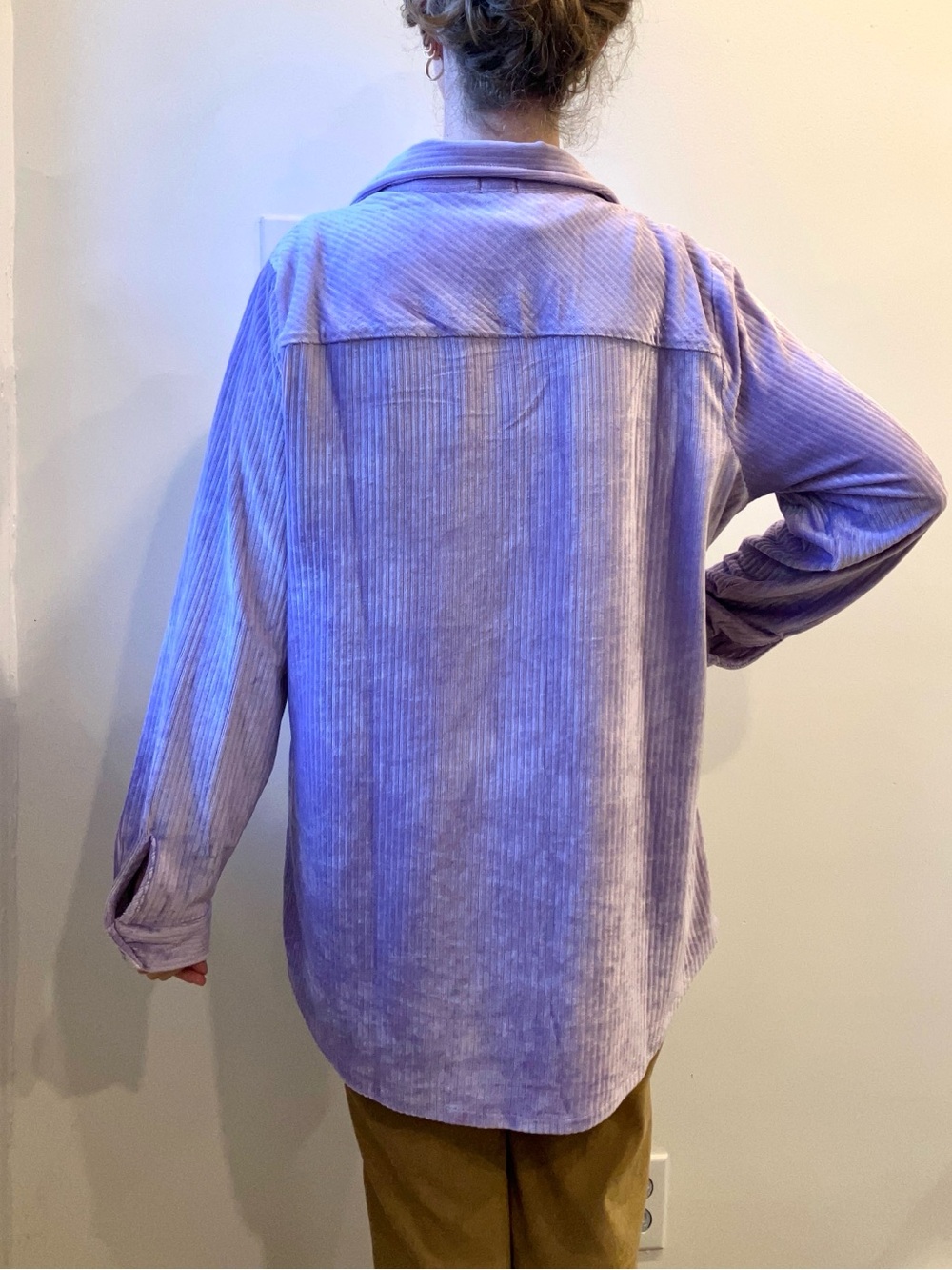 Studio 1886 soft Lavender corduroy jacket in size large - Picture 5 of 12